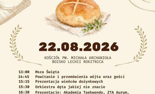 Dożynki gminne Złotoryja Rokitnica 2026
